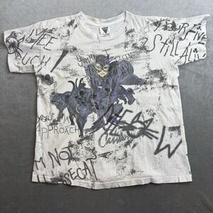 VTG Catwoman 90's Screen Printed T-Shirt AOP Men's Size L